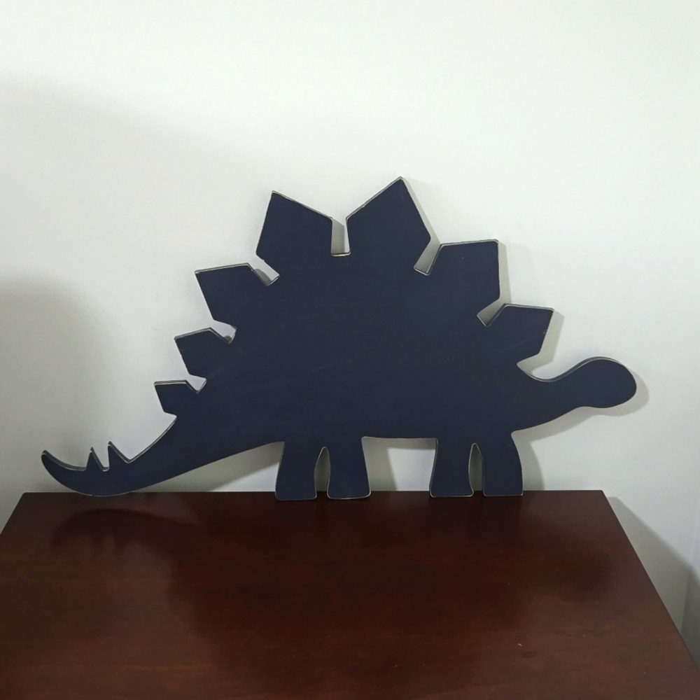 Navy Blue Stegosaurus Wall Decor